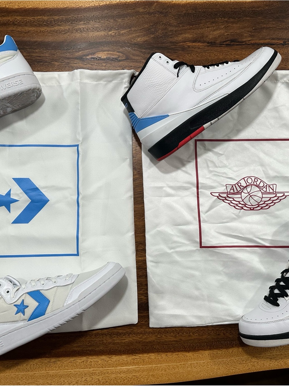 Air Jordan x Converse Alumni Pack 2017 Limited Edition 917931-900 Mens Sz 12 UNC - Picture 4 of 16